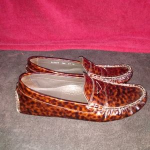 Cole Haan Patent Leather Driving Moccasins sz 9.5B